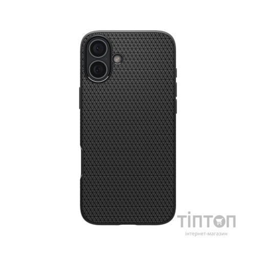 Чохол до мобільного телефона Spigen iPhone 16 Plus Liquid Air Matte Black (ACS08066)