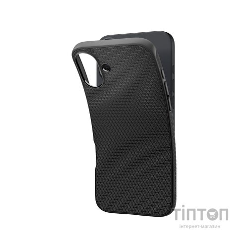 Чохол до мобільного телефона Spigen iPhone 16 Plus Liquid Air Matte Black (ACS08066)