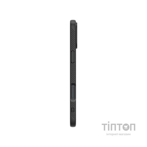 Чохол до мобільного телефона Spigen iPhone 16 Plus Liquid Air Matte Black (ACS08066)