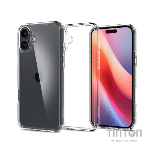 Чохол до мобільного телефона Spigen iPhone 16 Plus Ultra Hybrid Crystal Clear (ACS08069)