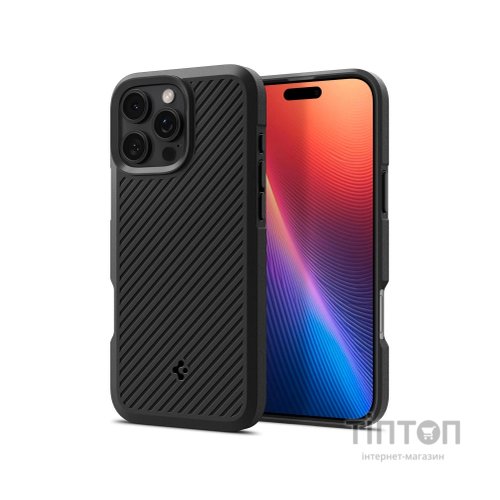 Чохол до мобільного телефона Spigen iPhone 16 Pro Core Armor Matte Black (ACS08157)