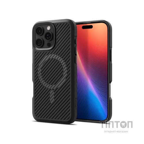 Чохол до мобільного телефона Spigen iPhone 16 Pro Max Core Armor MagFit Matte Black (ACS08024)