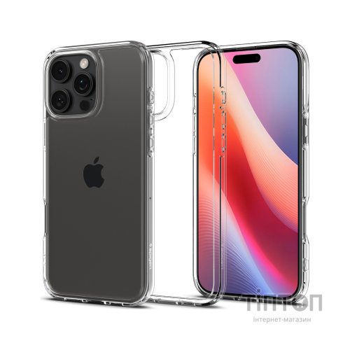 Чохол до мобільного телефона Spigen iPhone 16 Pro Max Ultra Hybrid Crystal Clear (ACS07992)