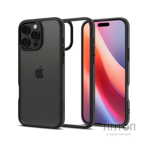 Чохол до мобільного телефона Spigen iPhone 16 Pro Max Ultra Hybrid Matte Black (ACS07996)