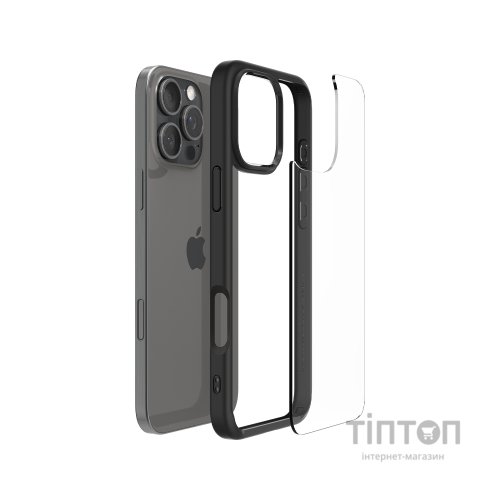 Чохол до мобільного телефона Spigen iPhone 16 Pro Ultra Hybrid Matte Black (ACS08125)