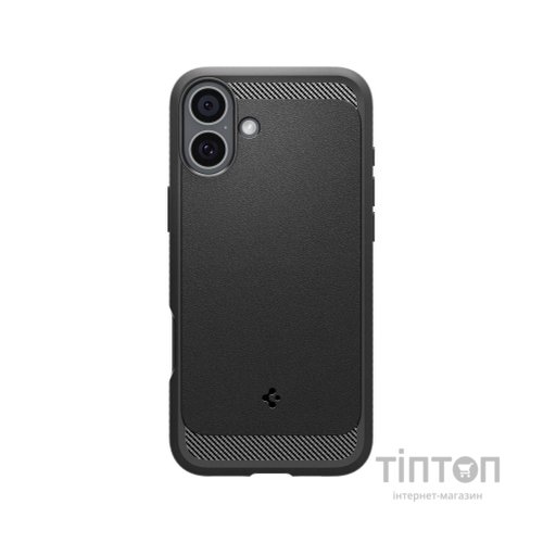 Чохол до мобільного телефона Spigen iPhone 16 Rugged Armor MagFit Matte Black (ACS08214)