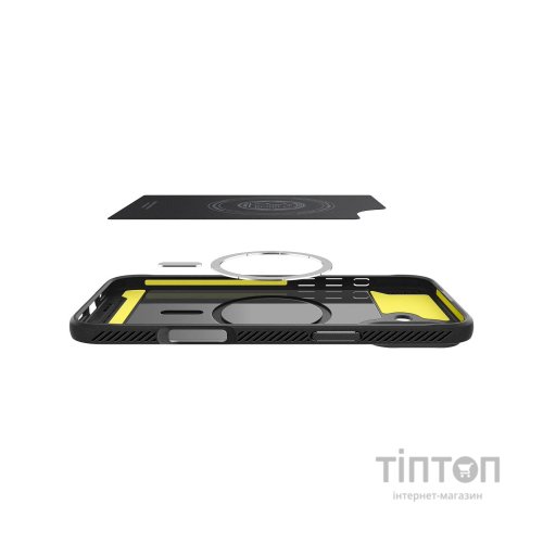 Чохол до мобільного телефона Spigen iPhone 16 Rugged Armor MagFit Matte Black (ACS08214)