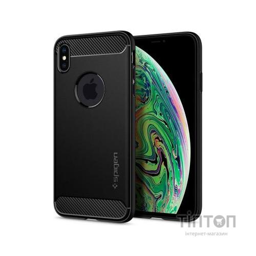 Чохол до мобільного телефона Spigen iPhone XS Max Rugged Armor Matte Black (065CS25125)