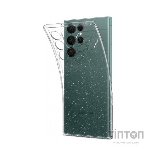 Чохол до мобільного телефона Spigen Samsung Galaxy S22 Ultra Liquid Crystal Glitter, Crystal Qua (ACS03913)