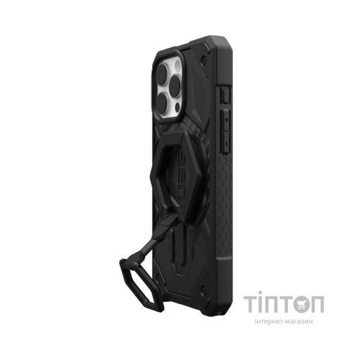Чохол до мобільного телефона UAG iPhone 16 Pro Max, Monarch Pro Magsafe Carbon Fiber/Black Stand (1144571BV01)