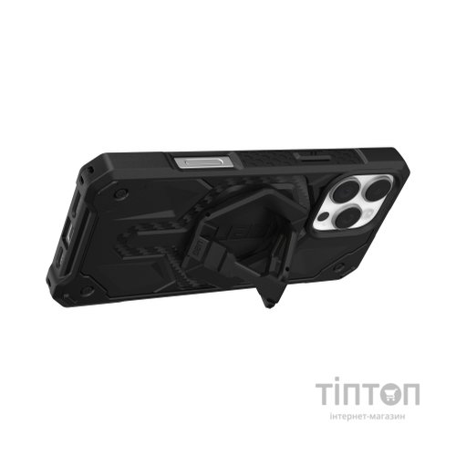 Чохол до мобільного телефона UAG iPhone 16 Pro Max, Monarch Pro Magsafe Carbon Fiber/Black Stand (1144571BV01)
