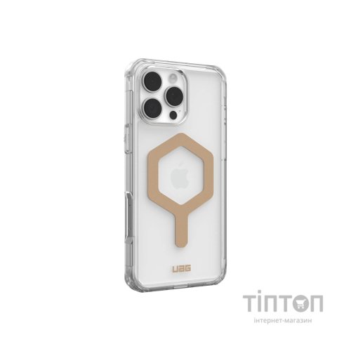 Чохол до мобільного телефона UAG iPhone 16 Pro Max Plyo Magsafe Ice/Gold (114481114381)