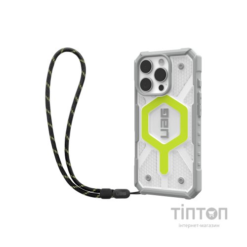 Чохол до мобільного телефона UAG iPhone 16 Pro Pathfinder Clear Magsafe Active Neon Lanyard (1144641BV01)