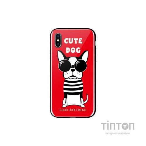 Чохол до мобільного телефона WK iPhone XS, WPC-087, Cute Dog Red (681920360797)
