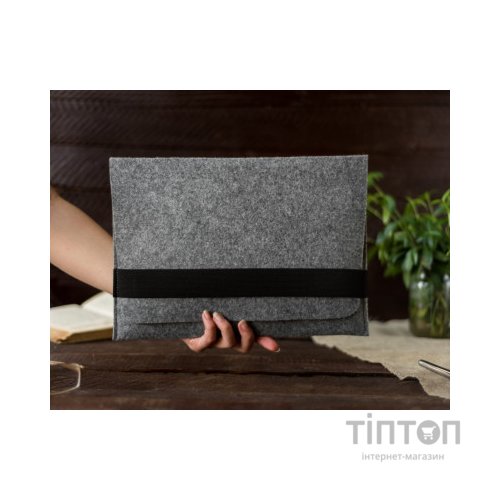 Чохол до ноутбука Gmakin 14 Macbook Pro, horizontal, Light Gray (GM15-14)