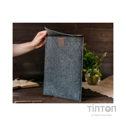 Чохол до ноутбука Gmakin 14 Macbook Pro, vertical, Gray (GM17-14)