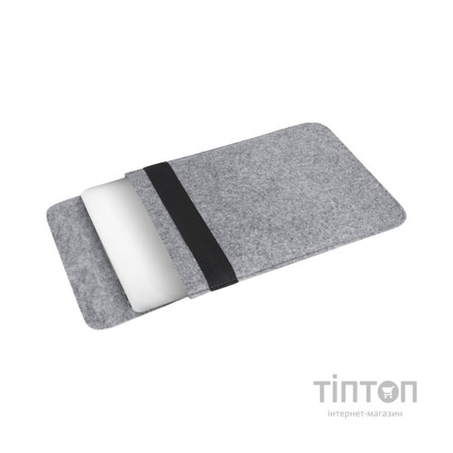 Чохол до ноутбука Gmakin 14 Macbook Pro, vertical, Light Gray (GM16-14)