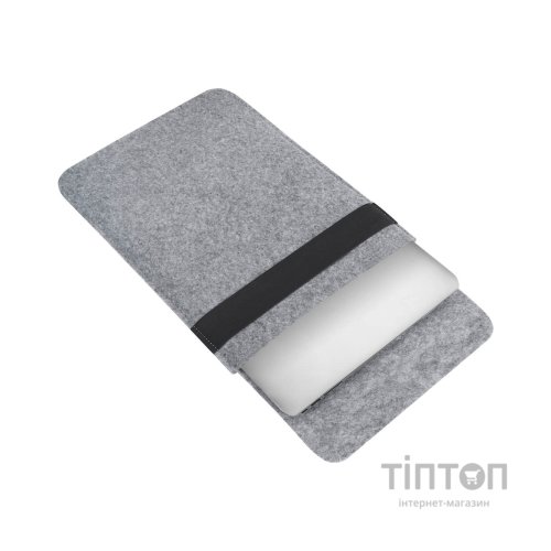 Чохол до ноутбука Gmakin 14 Macbook Pro, vertical, Light Gray (GM16-14)