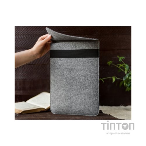 Чохол до ноутбука Gmakin 14 Macbook Pro, vertical, Light Gray (GM16-14)