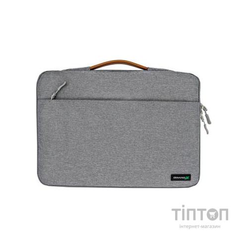 Чохол до ноутбука Grand-X 15'' SLX Grey (SLX-15G)