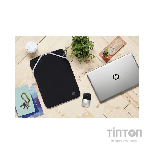 Чохол до ноутбука HP 15.6" Reversible Protective Blk/Slv Sleeve (2F2K5AA)