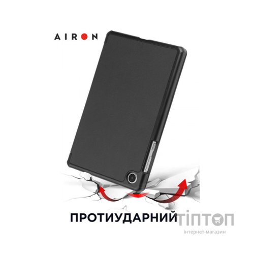 Чохол до планшета AirOn Premium Lenovo Tab M8 4th Gen (TB-300FU) + protective film black (4822352781092)