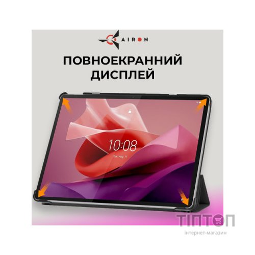 Чохол до планшета AirOn Premium Lenovo Tab P12 + Film black (4822352781107)