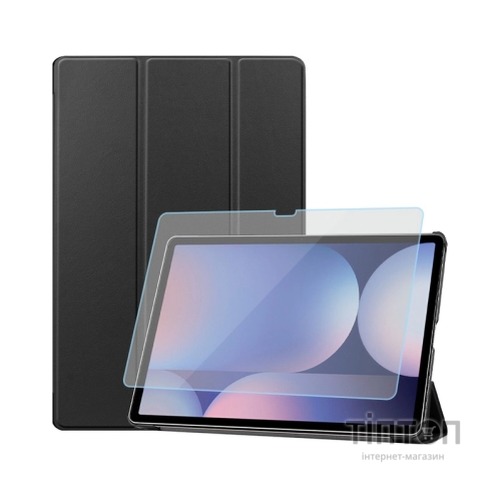 Чохол до планшета AirOn Premium Samsung Galaxy tab S10 Plus 12.4 2024 + film Black (4822356758483)
