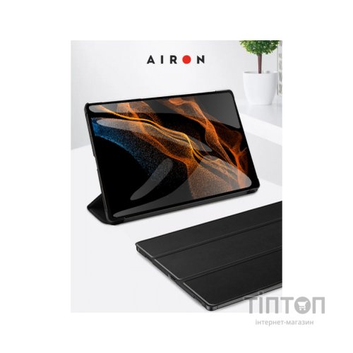 Чохол до планшета AirOn Premium Samsung Galaxy Tab S8 Ultra 14.6 2022 + protective film black (4822352781090)