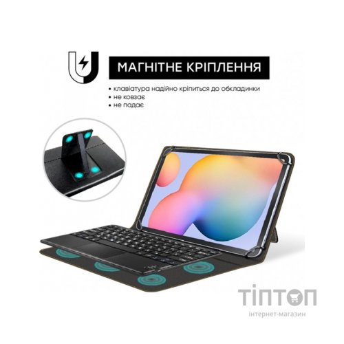 Чохол до планшета AirOn Premium Universal 10-11" BT Keyboard Touchpad (4822352781061)