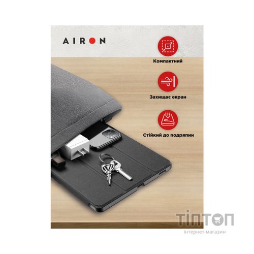 Чохол до планшета AirOn Premium Xiaomi Redmi Pad 10.6" 2022 + Film Black (4822352781087)
