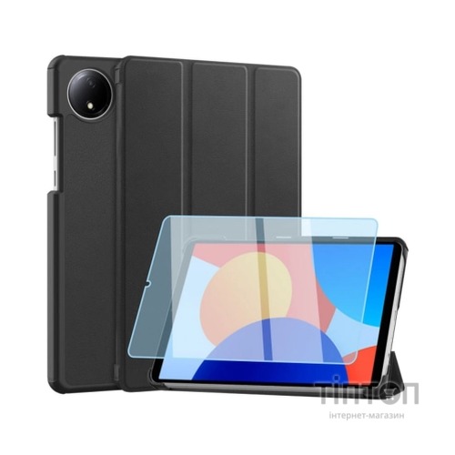 Чохол до планшета AirOn Premium Xiaomi Redmi Pad SE 8.7" 2024 + film Black (4822356758486)