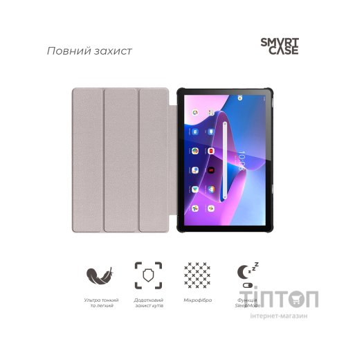 Чохол до планшета Armorstandart Smart Case Lenovo Tab M10 Plus (3rd Gen) TB125 Black (ARM63468)