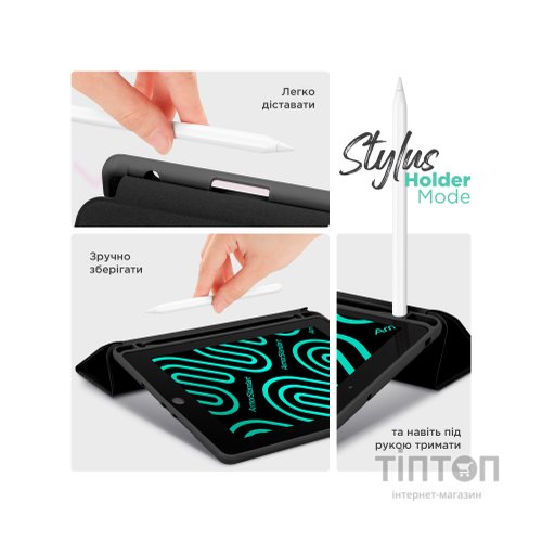 Чохол до планшета Armorstandart Smart Fold Pen Xiaomi Redmi Pad 2 Black (ARM86105)
