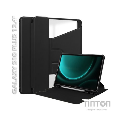Чохол до планшета BeCover 360° Rotatable Samsung Galaxy Tab S10 Plus (SM-X820/SM-X826) 12.4" Black (712264)