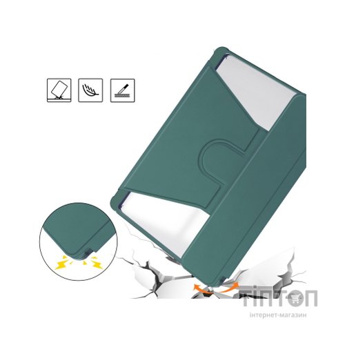 Чохол до планшета BeCover 360° Rotatable Samsung Galaxy Tab S10 Plus (SM-X820/SM-X826) 12.4" Dark Green (712266)