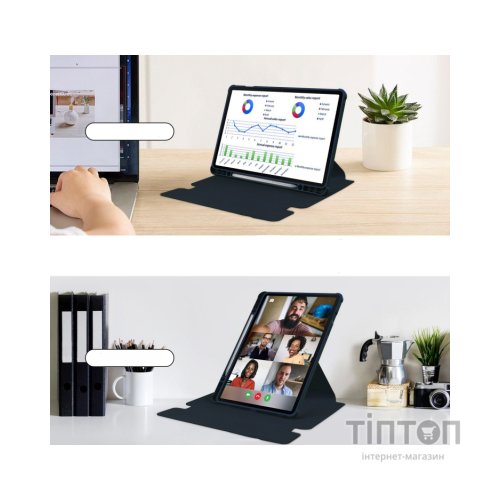 Чохол до планшета BeCover 360° Rotatable Samsung Galaxy Tab S10 Plus (SM-X820/SM-X826) 12.4" Deep Blue (712265)