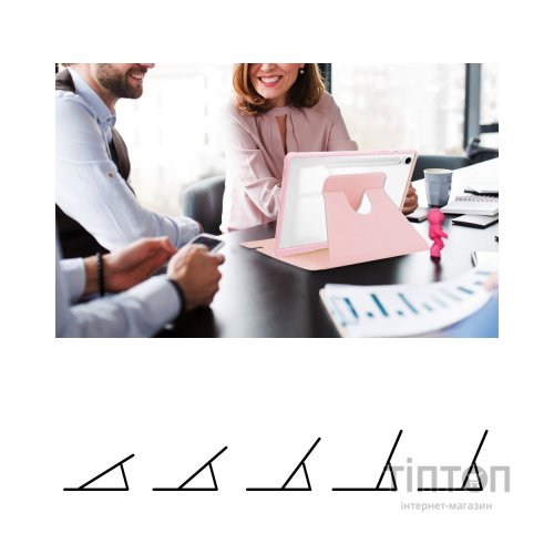 Чохол до планшета BeCover 360° Rotatable Samsung Galaxy Tab S10 Plus (SM-X820/SM-X826) 12.4" Pink (712268)