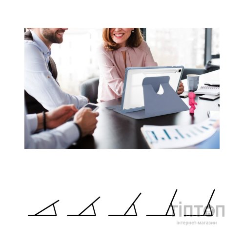 Чохол до планшета BeCover 360° Rotatable Samsung Galaxy Tab S10 Plus (SM-X820/SM-X826) 12.4" Purple (712269)