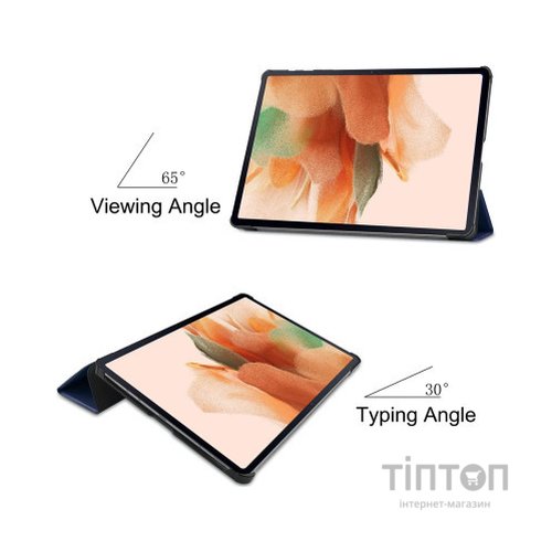 Чохол до планшета BeCover Samsung Galaxy Tab S7 FE 12.4 SM-T730/SM-T735/S8 Plus 5G SM-X800/SM-X806 Gray (706702)