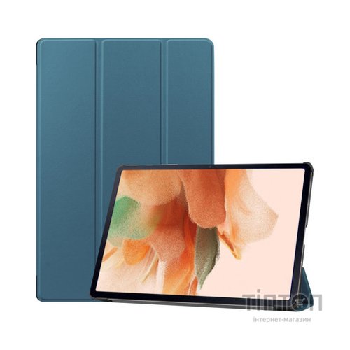 Чохол до планшета BeCover Samsung Tab S7 FE 12.4 SM-T730/SM-T735/S8 Plus 5G SM-X800/SM-X806 Dark Green (706701)