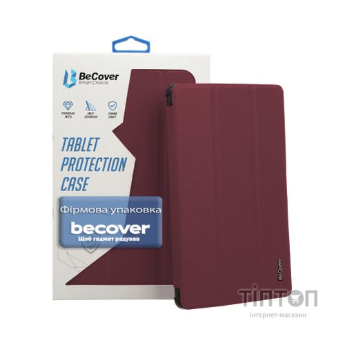 Чохол до планшета BeCover Smart Case Lenovo Idea Tab/K11 (2nd Gen) TB336/Xiaoxin Pad (2025) 11" Red Wine (714099)