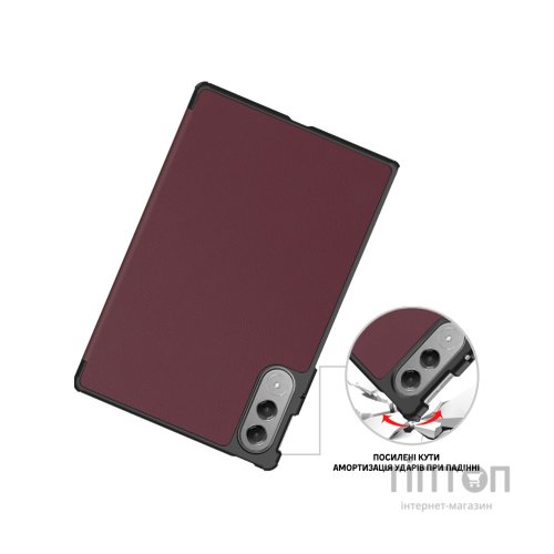 Чохол до планшета BeCover Smart Case Lenovo Yoga Tab 11 2025 (11.1") TB-710FU Red Wine (715095)