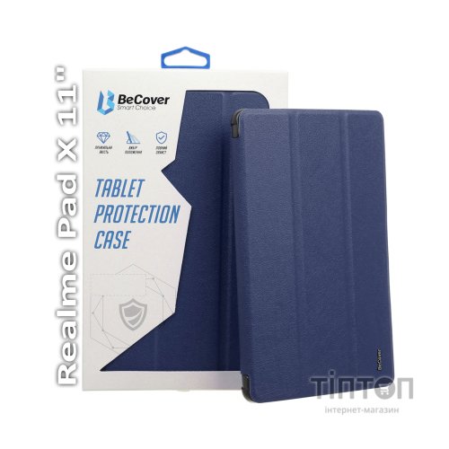 Чохол до планшета BeCover Smart Case Realme Pad X 11" Deep Blue (709605)