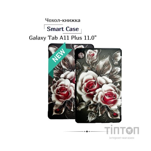 Чохол до планшета BeCover Smart Case Samsung Galaxy Tab A11 Plus SM-X236B 11.0" Black Rose (714013)