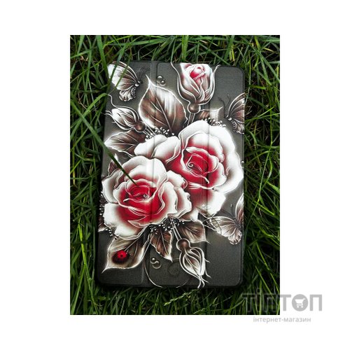 Чохол до планшета BeCover Smart Case Samsung Galaxy Tab A11 Plus SM-X236B 11.0" Black Rose (714013)
