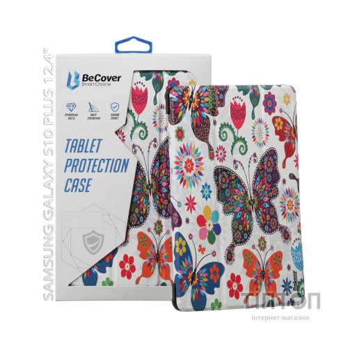 Чохол до планшета BeCover Smart Case Samsung Galaxy Tab S10 Plus (SM-X820/SM-X826) 12.4" Butterfly (712241)