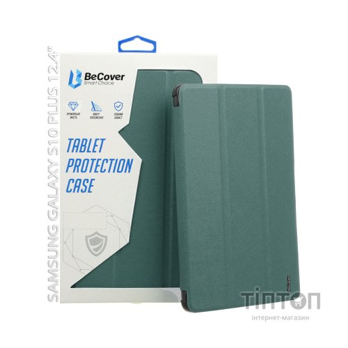 Чохол до планшета BeCover Smart Case Samsung Galaxy Tab S10 Plus (SM-X820/SM-X826) 12.4" Dark Green (712234)
