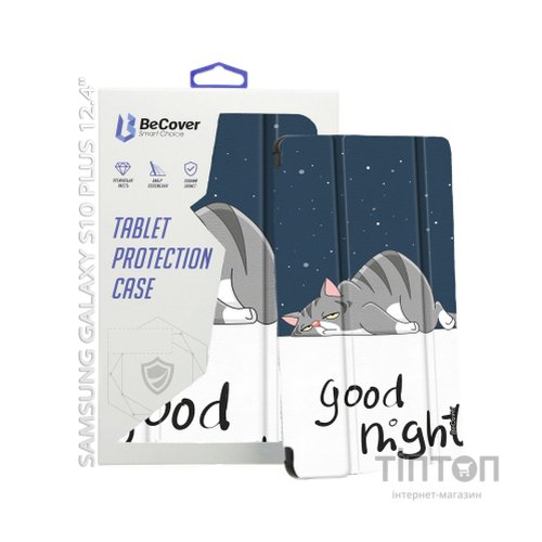Чохол до планшета BeCover Smart Case Samsung Galaxy Tab S10 Plus (SM-X820/SM-X826) 12.4" Good Night (712244)