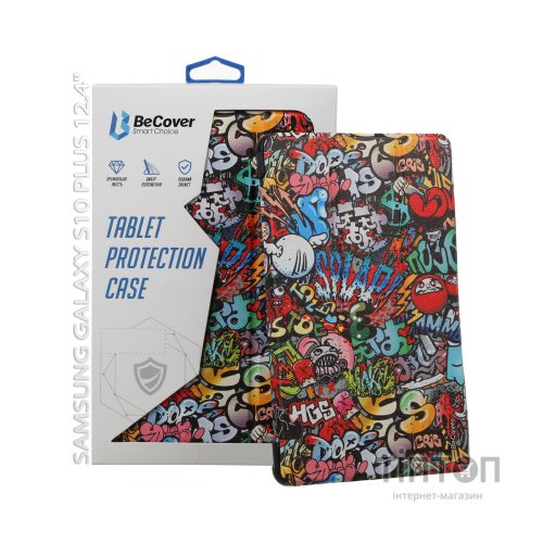 Чохол до планшета BeCover Smart Case Samsung Galaxy Tab S10 Plus (SM-X820/SM-X826) 12.4" Graffiti (712243)